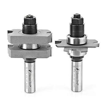 Amana Tool - 55439 Carbide Tipped Adjustable Mission Style Straight Instile & Rail Syste