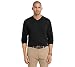 Van Heusen Men's Long Sleeve Jaspe V-Neck Shirt