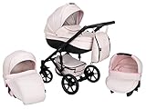 [page_title]-Kinderwagen Babywagen Kombikinderwagen Zeo Storm 3in1 Komplettset mit Zubehör 0-3 Jahre 0-15 kg Insektenschutz Einkaufstasche Regenschutz Buggy Autositz (ST4)