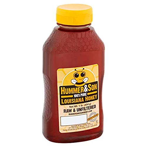 HUMMER & SON Pure Louisiana Raw & Unfiltered Honey, 16 OZ
