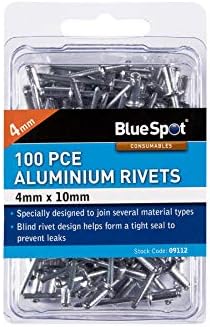 Blue Spot 09112 4mm x 10mm 100 Piece Rivets
