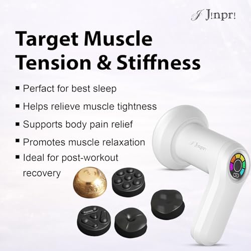 Image of Kansa Foot & Body Massager with 5 Interchangeable Heads | Ayurvedic Deep Tissue Pain Relief | Handheld Massage Tool for Foot, Neck, Back & Shoulder | Relaxation & Circulation Booster