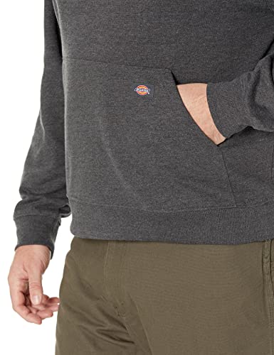 Dickies Mens Pullover Hoodie Fleece Jacket, Dark Heather, XX-Large US3