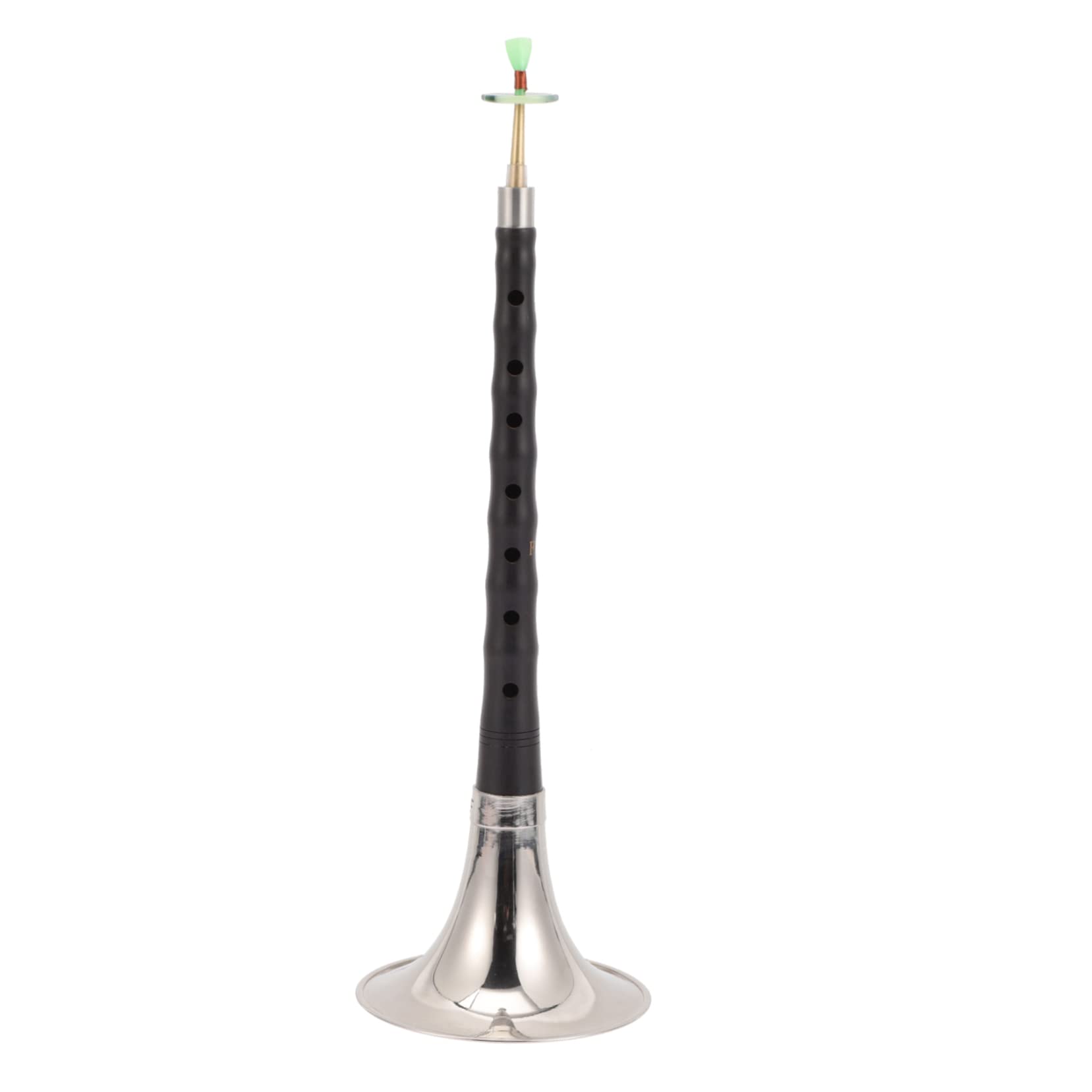 Instrument à Vent Traditionnel Facile à Jouer et Transporter Suona Chinois en Bois et Cuivre Léger pour Débutants et Professionnels en Pratique Musicale