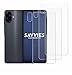 savvies 6 Pack Screen Protector compatible with Samsung Galaxy A07 (Front+Camera) Protection Film Clear