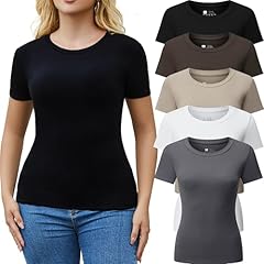 5 Pack：black/White/Coffee/Khaki/Grey