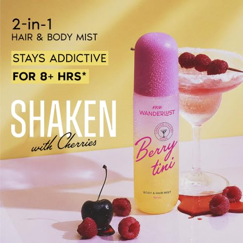 Image of Nykaa Wanderlust Berry Tini Hair & Body Perfume Mist Fragrance For Her| Travel Friendly, Lightweight, Non-Sticky