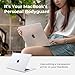EooCoo Case Compatible with MacBook Air 13 inch M4 2025 2024 2023 2022 M3 M2 A3240 A3113 A2681, Crystal Hard Shell Scratch Resistant Protective Cover Compatible for MacBook Air 13.6 inch Case, Clear