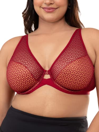 Image of NYKD Everyday Textured Lace Support Bra for Women Daily Use Non-Padded, Wired, Full Coverage Bra, NYB140