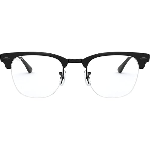 Ray-Ban Rx3716vm Clubmaster Metal Square Prescription Eyeglass Frames
