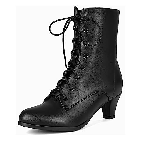 COOLCEPT Vintage Victorian Ankle Boots Cover