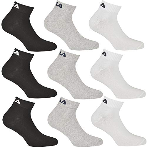Chaussettes Fila respirantes et confortables avec maintien élastique pack de 9
