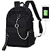 Escuela Mochila Talega de Libros Colegio Ordenador portátil USB Mochila Casual Viajes Daypack para Adolescente Chicas y Mujeres