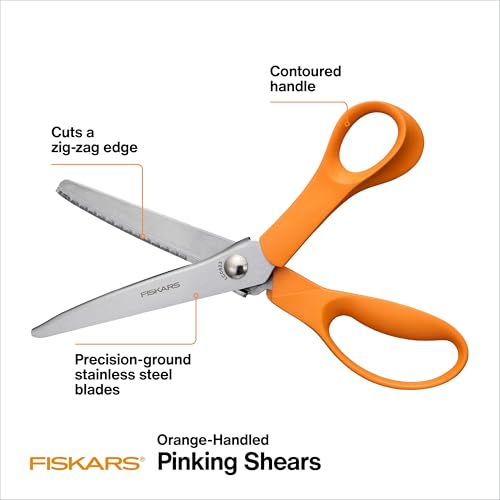 Ciseaux cranteurs Fiskars anti-effilochage pour coupe de précision et couture - 3