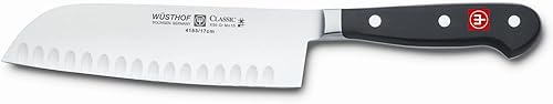 Miniatura 4 de Wusthof Classic - Santoku de 7 pulgadas con borde hueco con grabado personalizado