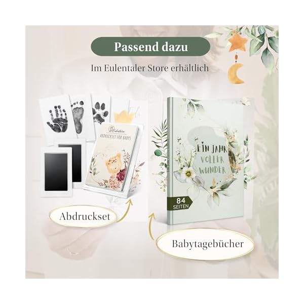EULENTALER® 48 Meilensteinkarten Baby I Boho Stil I Von Pädagogen & Eltern gestaltet I Meilenstein Karten als Geschenk zur Geburt & Babyparty für Jungen & Mädchen – Bild 7