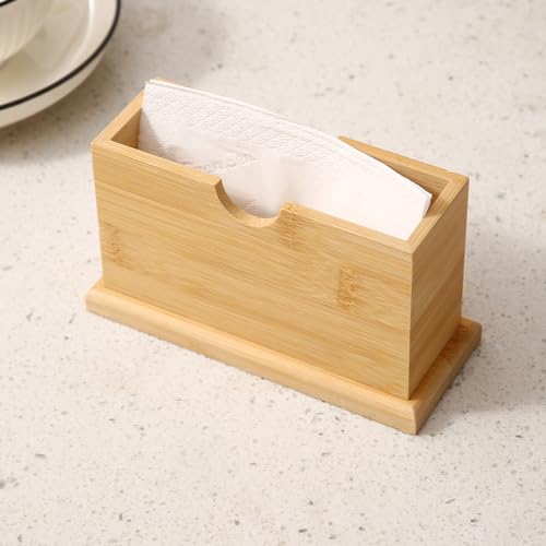 Image of HOKIPO Bamboo Tissue Paper Holder (AR-5054)