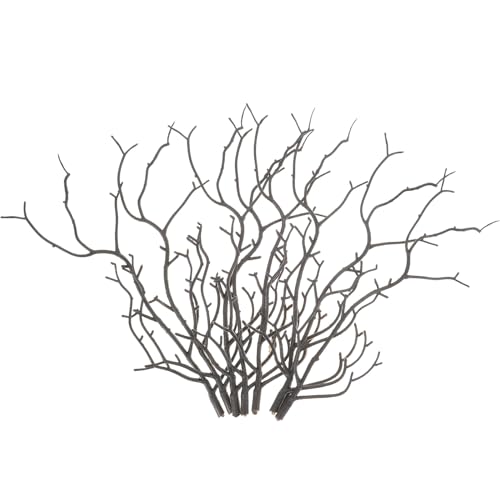 MAGICLULU Ramas de Árbol Artificiales para Decoración de Jarrones y Fiestas 10 Tallos Secos de Plástico para Manualidades y Ambientes Interiores