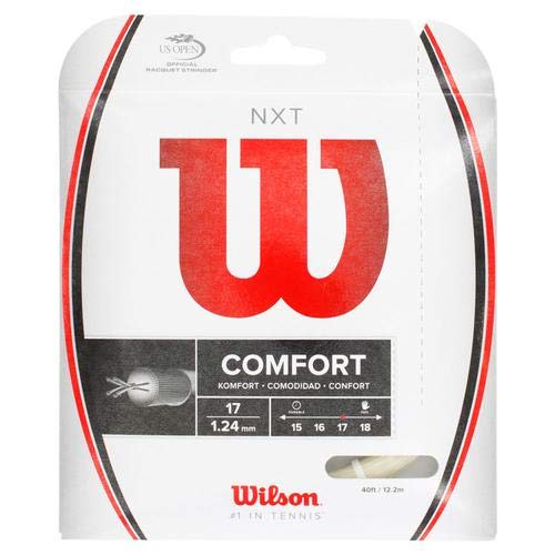 Wilson Nxt Multifilament 17 Gauge Tennis Racket String In Natural Color #TOP3