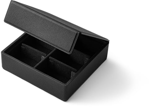Étui en cuir Noir Astell&Kern voyage pour emporter votre DAP et IEM en déplacement