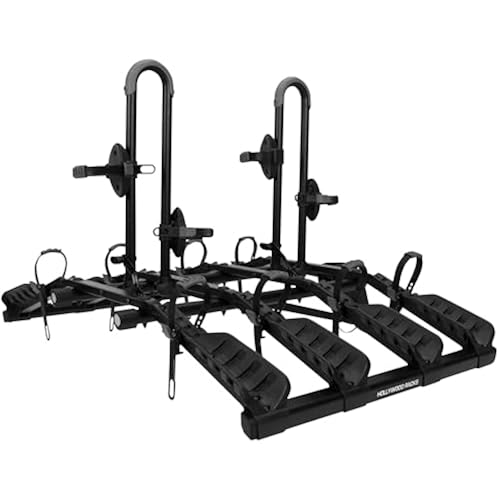 Hollywood Racks Destination 4 Hitch Bike Rack, Carries Up to 4 Bikes, Black