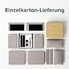 Zinus Colton Divano Loveseat - Divano a tre posti 195 x 88 x 83 cm - Design contemporaneo - Arredamento per il soggiorno - Beige #5