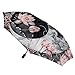 XZDXZD Yin Yang Dragon Lightweight Folding Travel Umbrellas Windproof Auto Open Close Reverse Umbrella Uv Sun Protection for Women Men