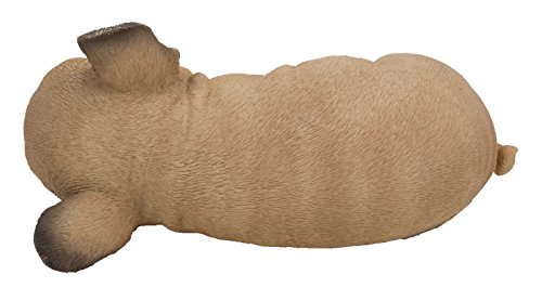Hi-Line Gift Ltd, Pet Pals French Bulldog Puppy Sleeping, 7-Inch Length, Indoor Outdoor Statue Figurine #TOP2