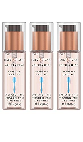 Hair Food Nourishing Coconut Hair Oil 3.2 Ounce (95ml) (3 Pack)