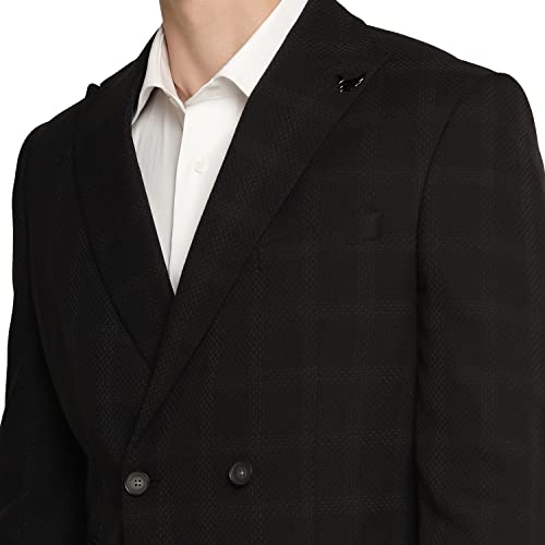 Image of blackberrys Men's Slim Blazer (BP-CH-OARK2# Black 48)