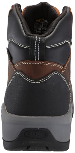 KEEN Utility mens Evanston 6" Composite Toe Esd Leather Durable Construction Work Boots3