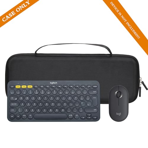 Étui de clavier Aproca premium noir pour ensemble Logitech Pebble 2 Combo et M350