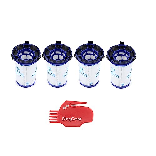 DingGreat 4Pcs Filtri di Ricambio per Aspirapolvere Rowenta Air Force 360 / X-Pert Essential 260 RH9037 RH9038 RH9039 RH9051WO RH9057WO RH9086WO (in alternativa a ZR009001)
