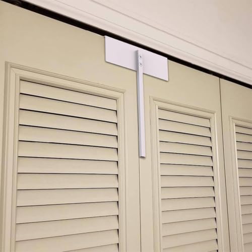 Cerradura para puerta plegable deslizante Bi-Fold, fácil de instalar para gatos, perros y cuarto de lavado miniatura 4