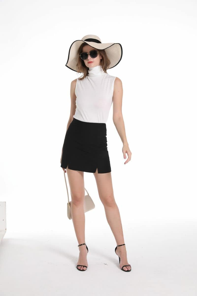 Sunfaynis Women's Soft Cotton Mock Turtleneck Shirt Baselayer Tops Underwear Shirt - Image 7