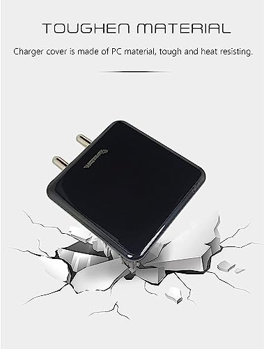 Image of Original 30W Adapter & Type-C Nylon Braided Cable Compatible with Oneplus Mclaren Edition Oneplus 7Pro, 7, 7T, 6T, 6,with 6 Months Warranty