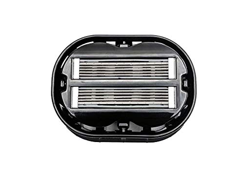 Classic Omnishaver - Black - The Fastest Way to Shave Head, Legs, Arms, Body | An Alternative to Disposable Shaving Razors Self Cleans & Strops During Use with Durable Blade | Bald Head Shaver for Men