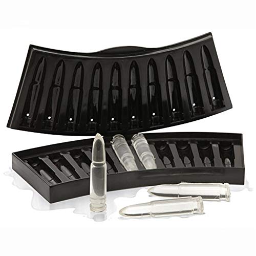 Florica Molde para Cubitos Bandeja para Congelar Chocolate Forma de Molde de Silicona Herramienta de Bricolaje Divertida para Fiestas Bala