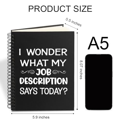 Carnet de notes rigide briser la routine de bureau avec humour 160 pages - 2