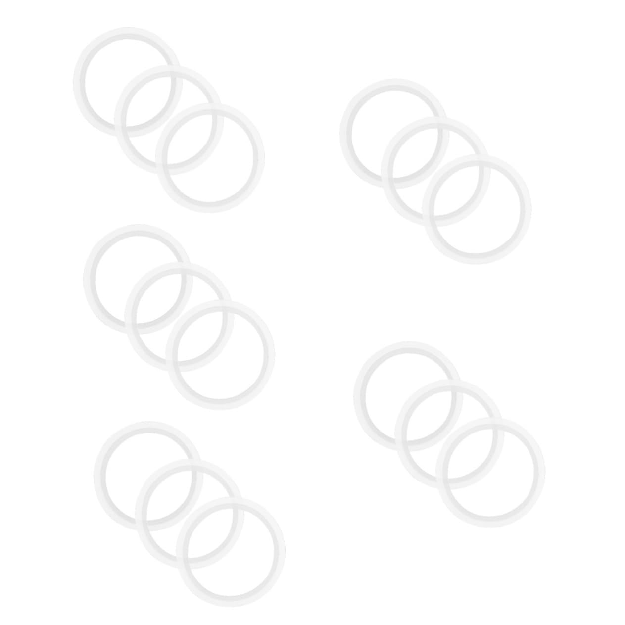 NUOBESTY 5 Set Guarnizioni Ricambio Per Gomma Per Accessori Bagno E Durevoli Compatibili Con Valvole Pop Up E Rubinetti Facili Da Installare E Adatti Per Fissaggi 3 Pezzi*5