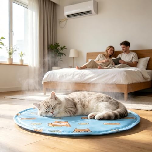 Tapis rafraîchissant pour chien contre les coups de chaleur au salon - 4