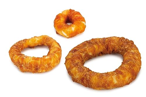 Hundesnack, Kausnack für Hunde (Hühnchen Kauring, Chicken Donut, Bagel 7,5 cm, 20 Stück)
