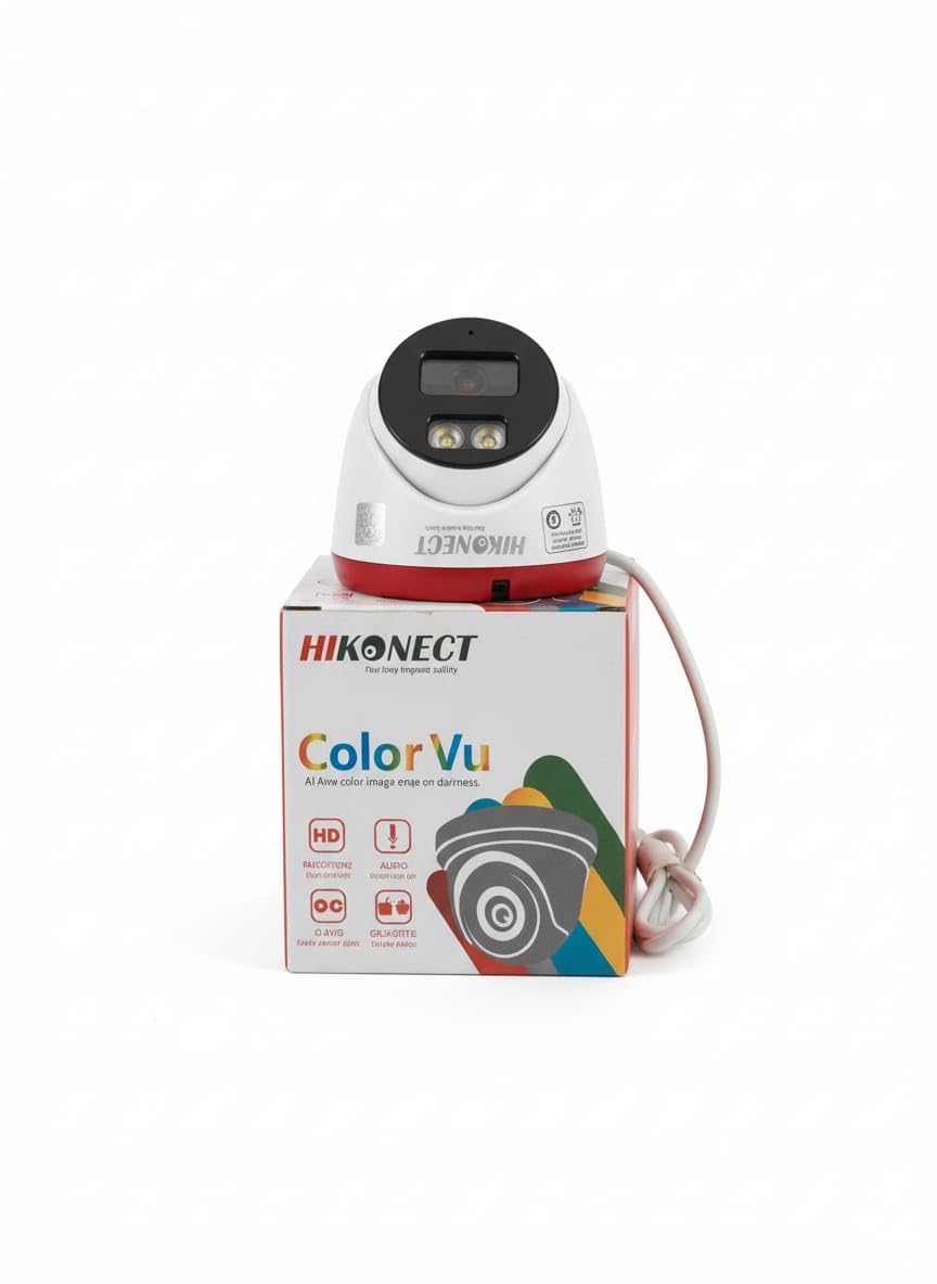 ColorVu 5 MP AHD Indoor Dome CCTV Camera, Full HD Day/Night Color Vision, Audio Recording, Motion Alert, White-image-16
