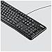 Logitech MK120 Kabelgebundenes Tastatur-Maus-Set, Optische Maus, USB-Anschluss, PC/Laptop, Schweizer QWERTZ-Layout - Schwarz