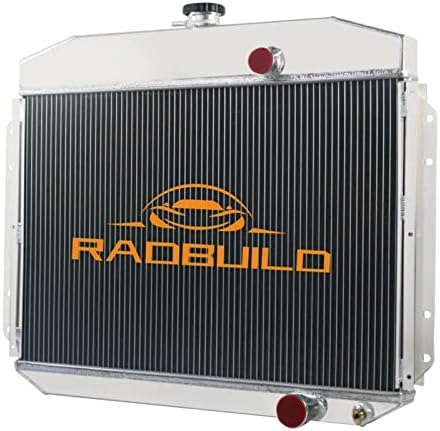 4 Row Aluminum Radiator Fit 1961-1964 61 62 63 64 Ford F-100/F-250/F-350 3.6L 4.3L l6/4.8L 5.4L 5.9L V8 GAS
