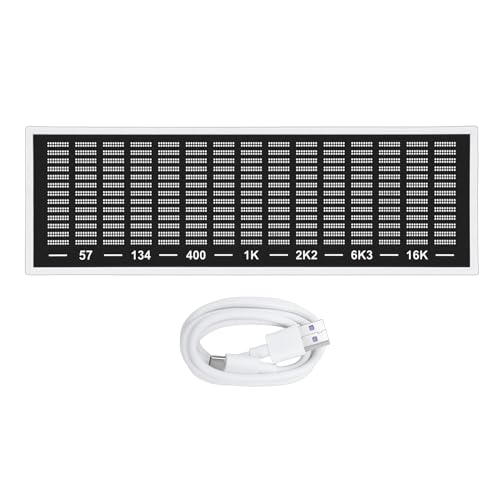 Topiky Pantalla de Espectro de Música LED, Luz Ambiental de