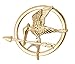 Price comparison product image The Hunger Games Katniss Mockingjay Pin Badge Brooch Bird Tribute Token Golden From Buyagain,2 pieces