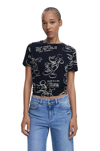 Desigual TS_Mickey Sketch, 2000 Black, S
