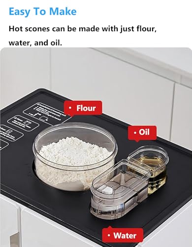 Fully Automatic Pancake Machine,1800W Large Commercial, Intelligent with Display Touch Screen, One-Click Production for Home and Use, Efficient and User-Friendly