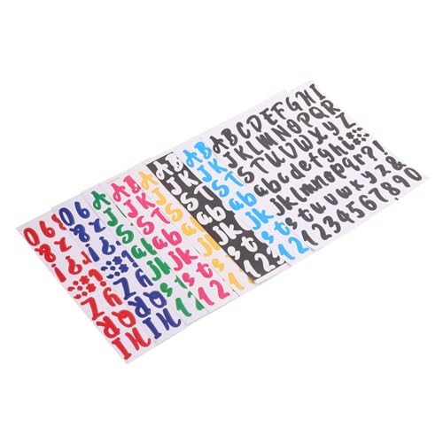 HOODANCOS 8シーツ枚製アルファベットステッカー 郵便受け用文字 屋外対応 耐水 耐候性 工芸用 スクラップブック ラベル 表示灯 看板用 貼り付け簡単 剥がし跡残らない